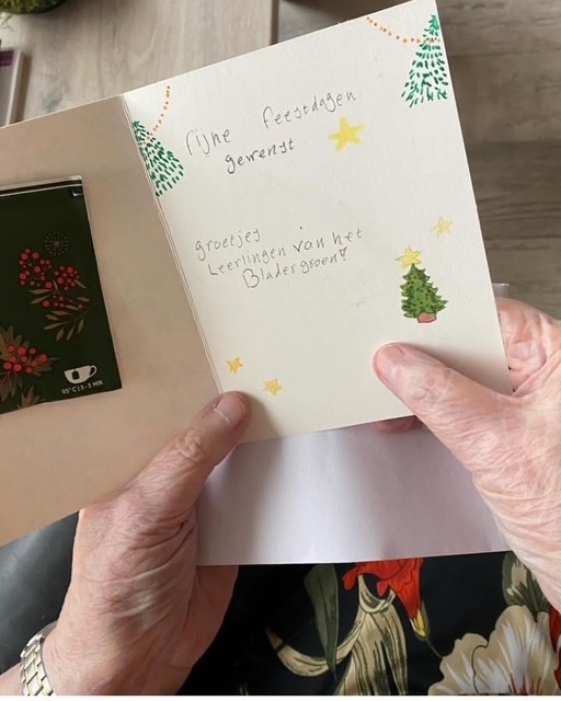 Kerststukjes voor het Jaap van Praaghuis